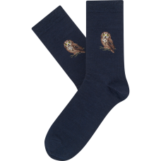 Thin wool socks &quot;Wood Owl&quot;